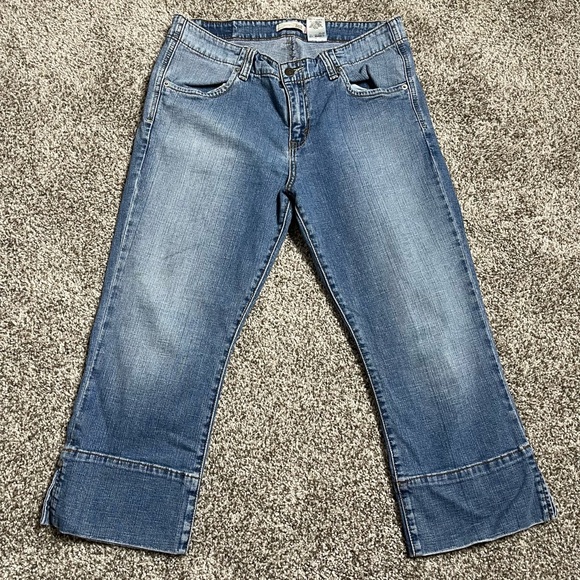 Levi's 515 Capri Cropped Blue Jeans Women’s Size 12 - Picture 14 of 14